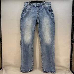 ReClaim Jeans By Buckle Men's 34x34 Blue Relaxed Straight Fit Preppy Normcore